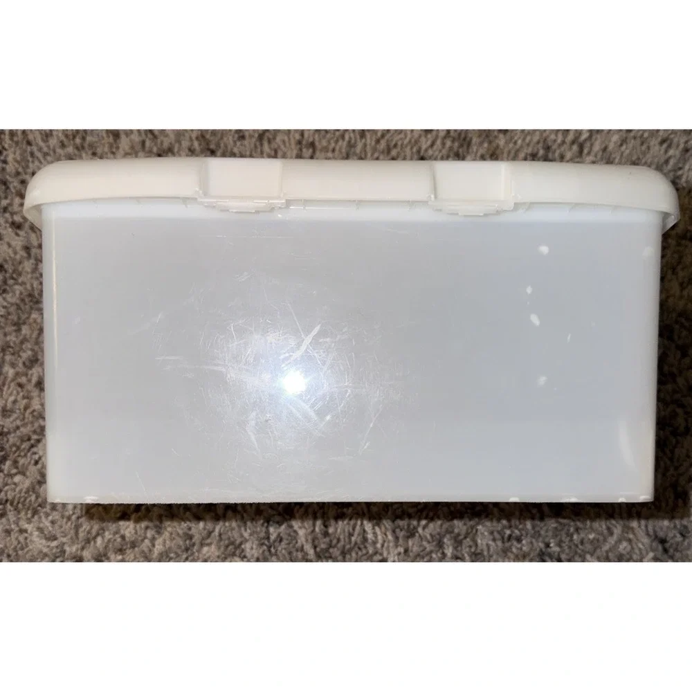 Huggies Baby Wipes EMPTY Container White With‎ Pop Up Top